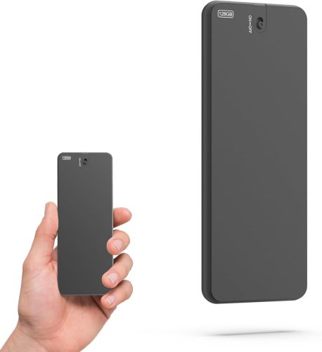 Tonnlog 128GB Digitális Hangrögzítő 200 Órás Akkumulátor Idővel - 1500 Óra Tárolókapacitás Előadásokhoz, Értekezletekhez, Interjúkhoz