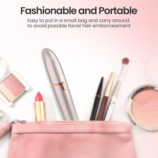 Vinmall epilator electric cu LED pentru femei - îndepărtarea părului facial și al sprâncenelor