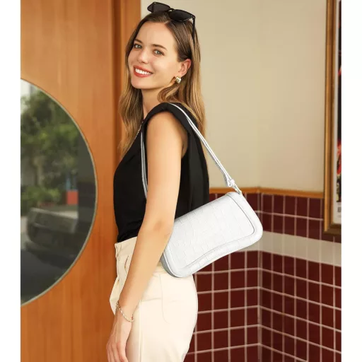 CLUCI Ženska shopper torba, velika ručna torba s naramenicom, prostrana cord tote torba za posao, ured, putovanja i kupovinu