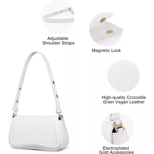 CLUCI Ženska shopper torba, velika ručna torba s naramenicom, prostrana cord tote torba za posao, ured, putovanja i kupovinu