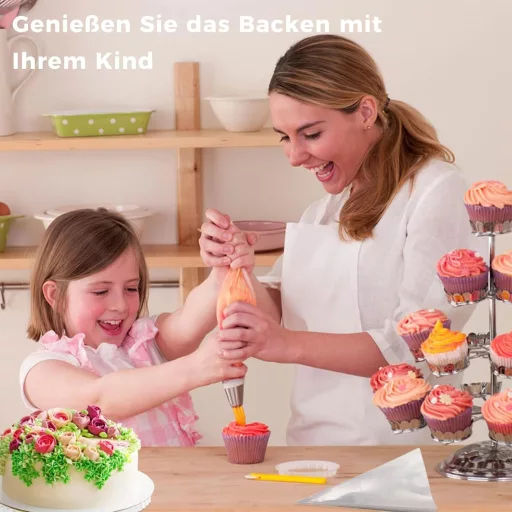 TAKUZA Professzionális Cukrász Szett 6 Részes Rozsdamentes Csatornázó Fúvóka Torta Sütemény Cupcake