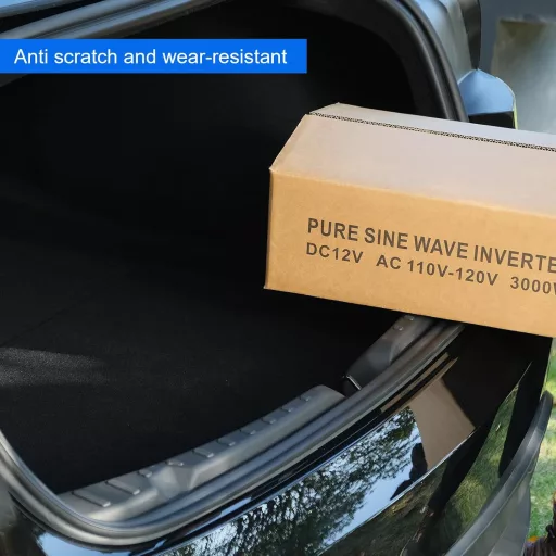 Jawjut Tesla Model 3 2024 Csomagtartó Küszöbvédő Szalag - TPE Anyagú Karcolásgátló Védőelem Ferrous Színben