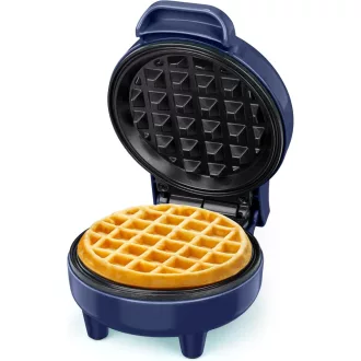   SNAILAR Mini Gofrisütő Kék Kompakt Wafflekészítő 550W Családi Ünnepekhez