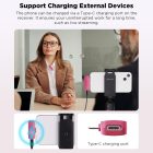 Boya BY-V2 Rózsaszín Vezeték Nélküli Csíptetős Mikrofon iPhone-hoz, Videózáshoz