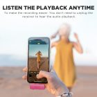 Boya BY-V2 Rózsaszín Vezeték Nélküli Csíptetős Mikrofon iPhone-hoz, Videózáshoz