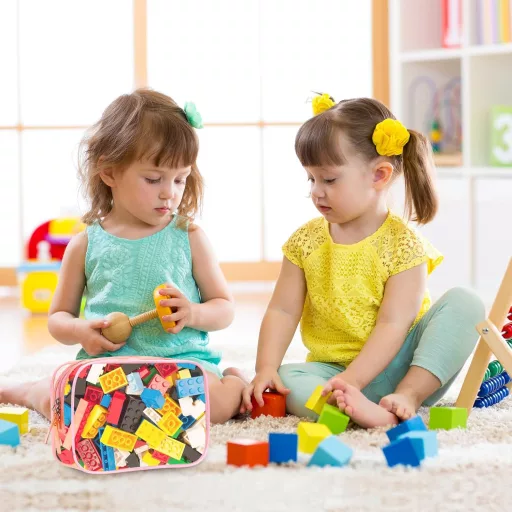 PLULON 2 db Utazási Kozmetikai Táska TSA Jóváhagyott Rózsaszín Hordozható