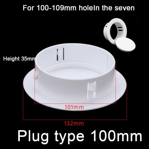 SPORTARC Ukrasna Pokrovna Rešetka za Klimu, Zidni Otvor, Zaštitni Čep 100mm