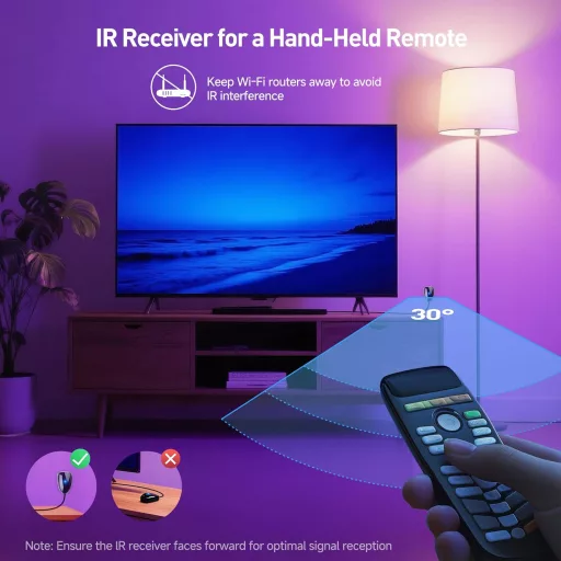 Cable Matters Infravörös Távirányító Hosszabbító Kábel 1,8m IR Repeater