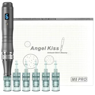  Angel Kiss Derma Pen M8 Pro Microneedling készülék 6 fejjel