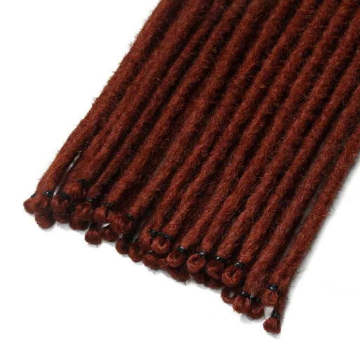 Dsoar Szintetikus Dreadlock Extensions 61cm Hosszú Horgolt Haj 20 Szál