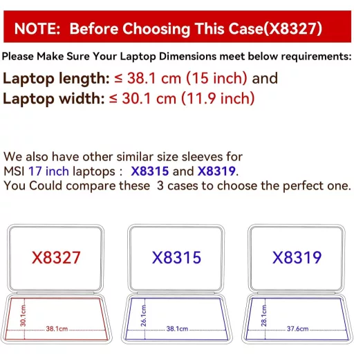 Smatree X8327 17-inčni tvrda zaštitna torba za gaming laptop MSI Raider GE78 HX