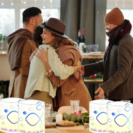 12 komada svijećnjaka u obliku ribe - Dekoracija stola za krštenje, prvu pričest, krizmu za dječake i djevojčice - Aluminijski svijećnjak Posebno