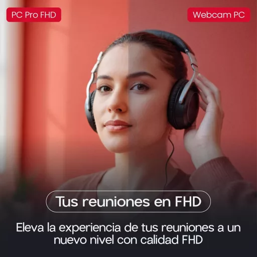 Laia PC Pro FHD Webkamera - Full HD 1080p Videókonferenciához, USB-C Csatlakozás, 30fps, Autofókusz, Minimál Dizájn, PC/Mac Kompatibilis