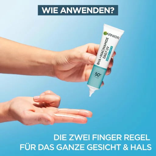 Garnier Invisible Matt SPF 50+ Napvédő Fluid Akné és Pattanások Ellen 40ml