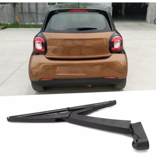 Braț ștergător lunetă cu lamă cauciuc Yctze pentru Smart Forfour - Durabil, Silențios, Montare Ușoară