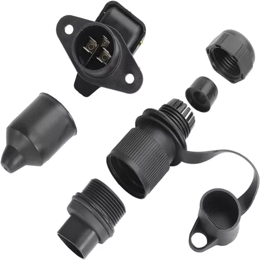 CGEAMDY 3 Pini 12V Mufă Auto Adaptor Remorcă Universal Impermeabil
