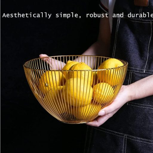 Zlatý Košík na Ovocie s Potravinárskym Povlakom, 25x14 cm