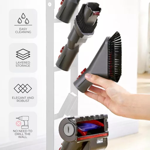 MORANGO Dyson porszívó tartó V15 V12 V11 V10 V8 V7 V6 fali tároló