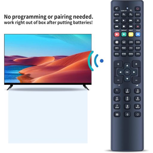 TCNOUMT RC1208 Távirányító MEDION TV-hez - Helyettesítő Távkapcsoló MD30297 MD20255 MD20294 MD21080 MD21106 MD30588 Modellekhez