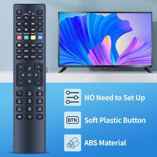 TCNOUMT RC1208 Távirányító MEDION TV-hez - Helyettesítő Távkapcsoló MD30297 MD20255 MD20294 MD21080 MD21106 MD30588 Modellekhez