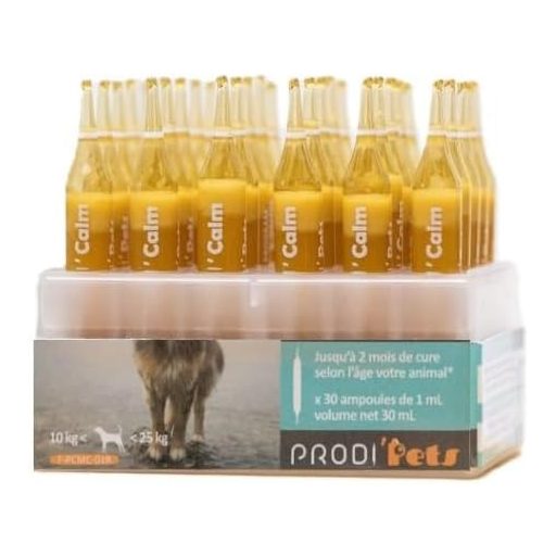 PRODIPETS Prodi'Calm Supliment Alimentar Antistres pentru Câini 30 Fiole