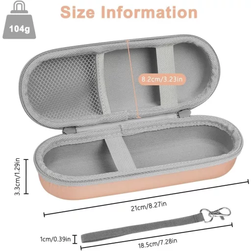 Etui pentru periuță de dinți electrică LOPHE, husă de protecție portabilă pentru călătorii cu accesorii, auriu