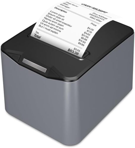 Imprimantă termică chitanțe Bisofice Bondrukcer 80 mm, 220 mm/s, USB + LAN, Control sertar numerar, ESC/POS, Compatibil Win/Linux/MAC