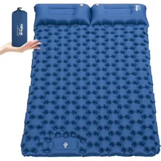   HiiPeak Önfelfújó Kempingmatrac 2 Személyes 120x200cm Párnával
