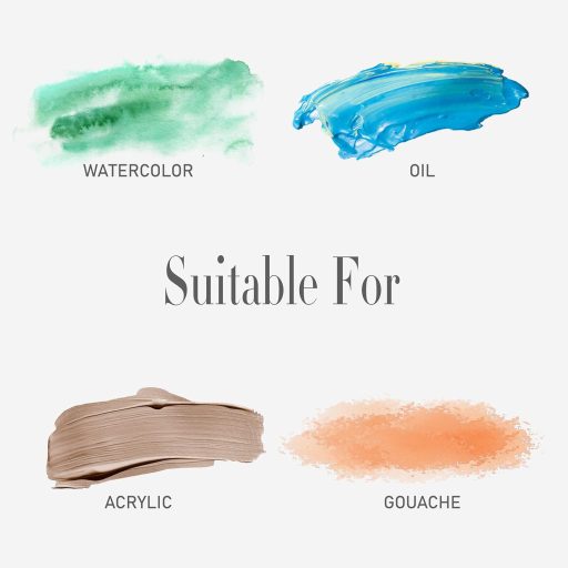 TOUROCMONT set zateznih okvira, 10 komada, 20x20 cm, za slikanje na platnu