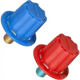   CGEAMDY 2ks Adaptér na svorky autobatérie, pozitívny a negatívny, mosadz