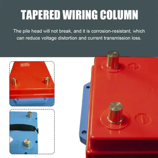 CGEAMDY 2ks Adaptér na svorky autobatérie, pozitívny a negatívny, mosadz