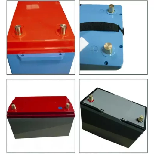 CGEAMDY 2ks Adaptér na svorky autobatérie, pozitívny a negatívny, mosadz