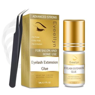   Adeziv pentru Gene Eveellyn 5ml - Uscare Rapidă, Fixare Puternică, Inodor