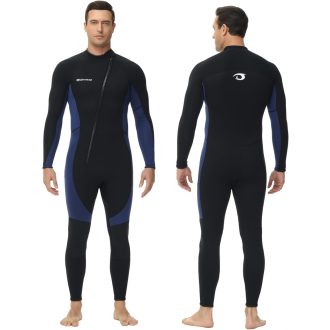   Owntop 3/2 mm neoprén wetsuit elöl cipzárral, nyújtható búvárkodási ruha férfiaknak és nőknek