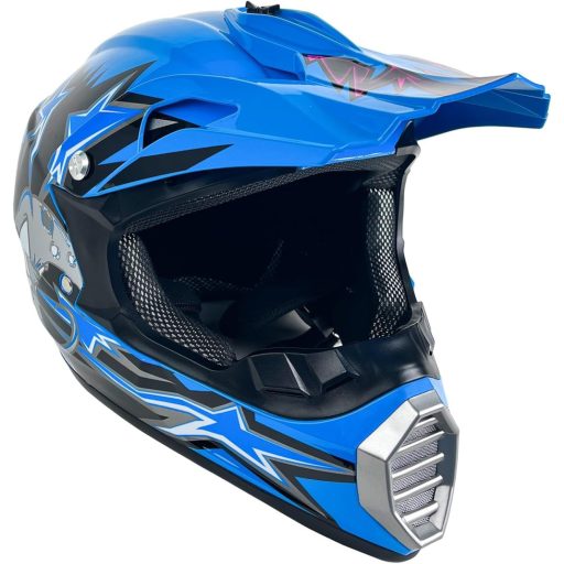 MoHelmHui Motocross Fullface Sisak Gyerek ABS Héjjal, Dirt Bike Enduro Bukósisak Kesztyűvel