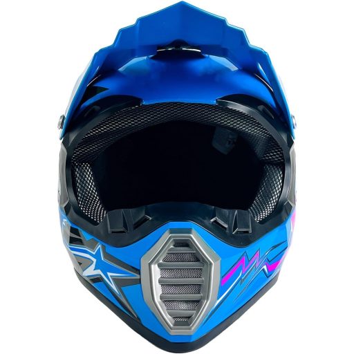 Cască Moto Cross Integrală MoHelmHui pentru Copii cu Carcasă ABS, Cască Enduro Dirt Bike cu Mănuși