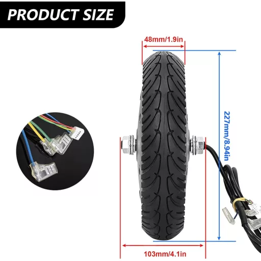 Aisny Elektromos Roller Hajtókerék 36V 350W Xiaomi Pro Pro2 Csere Gumi Kerék