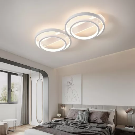 Lampă de plafon LED MYCUL, cu intensitate reglabilă, telecomandă și control prin aplicație, 48W