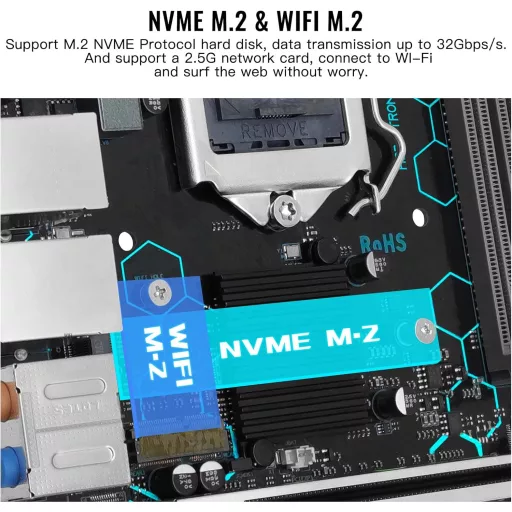 Placă de bază SHANGZHAOYUAN H97 Strong Mini ITX LGA 1150 Intel Core i7/i5/i3 DDR3 NVME M.2 SATA VGA/DVI/HDMI WiFi Dual LAN