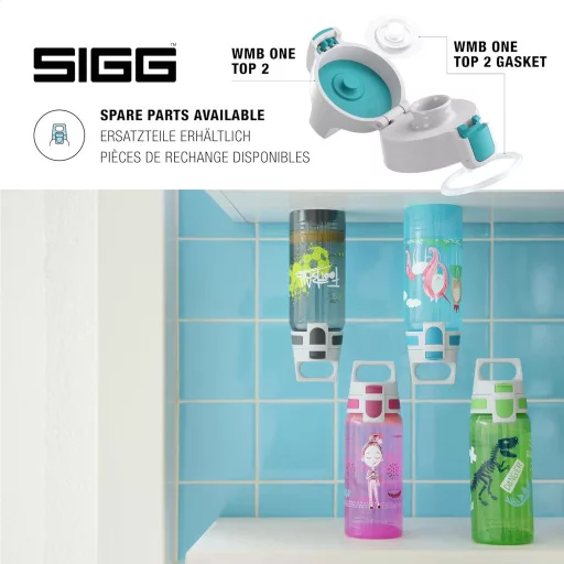 SIGG Viva One gyerekitalos palack 0,5L szódásodó szivárgatásmentes - 2 Builders, 2 special edition