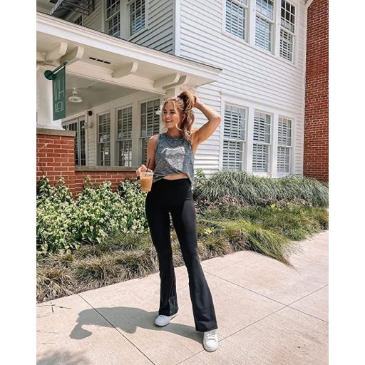 FuelMeFoot magas derekú harang fazonú leggings tummy control fitness nadrág