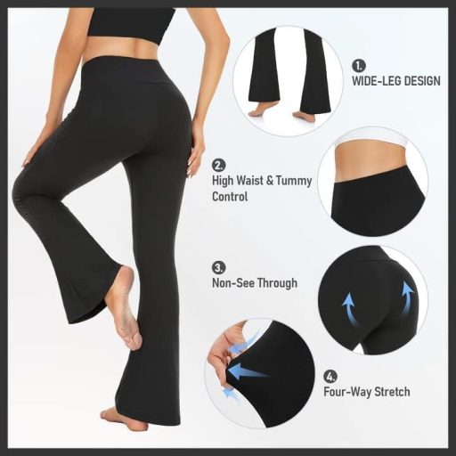 FuelMeFoot magas derekú harang fazonú leggings tummy control fitness nadrág