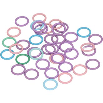   Zerone 40 kom Markeri za šavove Metalni Obojeni Markeri za Pletenje Kukičanje Šivanje Rukotvorine