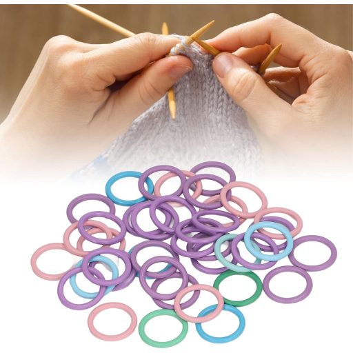 Zerone 40 kom Markeri za šavove Metalni Obojeni Markeri za Pletenje Kukičanje Šivanje Rukotvorine