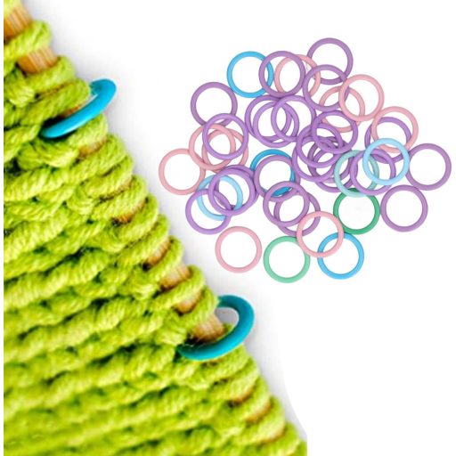 Zerone 40 kom Markeri za šavove Metalni Obojeni Markeri za Pletenje Kukičanje Šivanje Rukotvorine