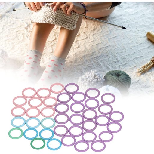 Zerone 40 db Fém Öltésjelölő Színes Záródó Horgolás Varrás Kézimunka