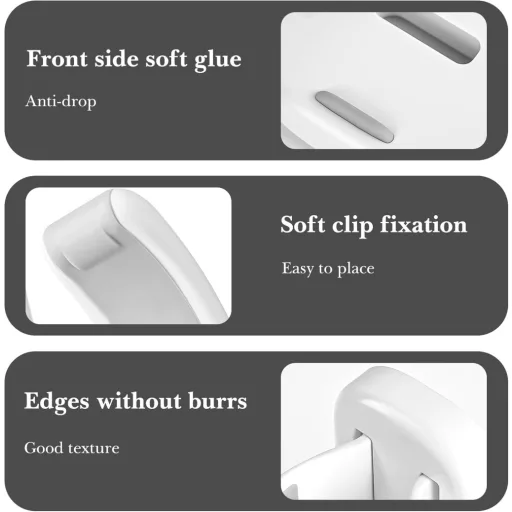 Linkidea Öntapadós Villanyborotva Tartó - Fúrás Nélküli Fürdőszobai Fali Tároló Philips Norelco 2400 és 7000 Sorozathoz, Fehér