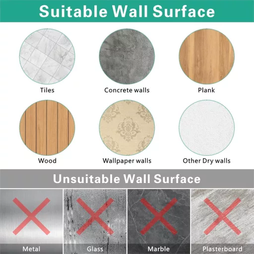 Kssvzz 6 darabos fehér rejtett fali ruhaakasztó szett fürdőszobához és hálóhoz