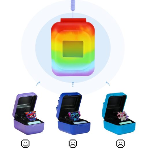 Gaga city Silikónové Puzdro pre Digitálneho Maznáčika Bitzee - Ružové Prenosné Ochranné Puzdro s Rukoväťou - Kompatibilné s Modelom 2023