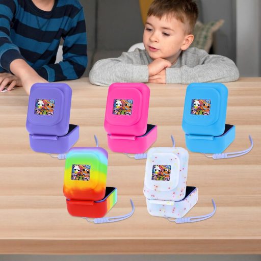 Gaga city Silikónové Puzdro pre Digitálneho Maznáčika Bitzee - Ružové Prenosné Ochranné Puzdro s Rukoväťou - Kompatibilné s Modelom 2023